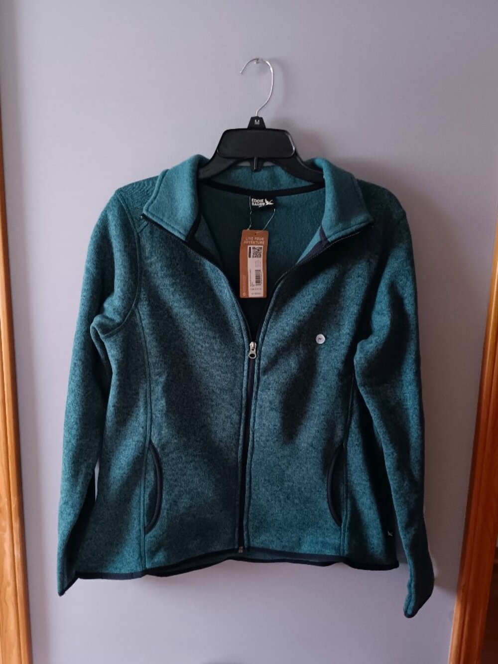 New Women's Radiator Fleece Full-zip Mock Neck Jacket, size M